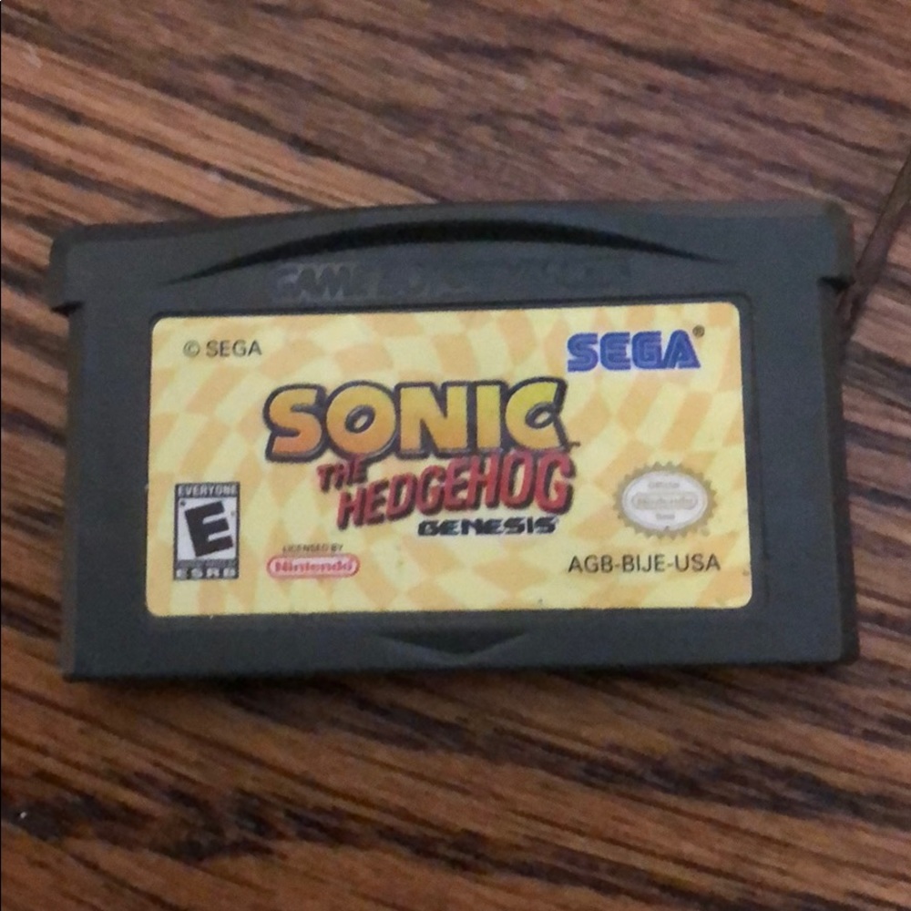 Sonic hedgehog Nintendo game boy